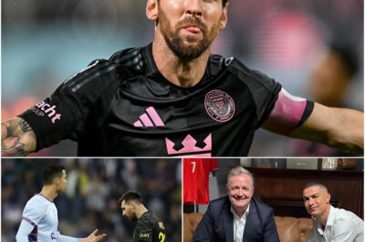 Messi openly criticized Ronaldo with just 12 WORDS after CR7’s interview with Piers Morgan. Immediately, the Portuguese superstar fired back at Messi by exposing 3 TRUTHS about the Inter Miami player, sending the media into chaos…