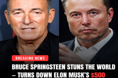 BREAKING: Bruce Springsteen STUNS THE WORLD — Turns Down Elon Musk’s $500 Million Offer With Just Five Words
