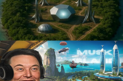 SECRET REVEALED: Elon Musk secretly bought a private island as a hideout for his “alien family” – satellite images reveal strange structures that sprung up overnight, but one shape on the island has the whole world in panic…