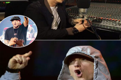 Shock, laughter, and disbelief all collided as Eminem reportedly sent up Kanye West in a new stunt. “I wasn’t sure how to top that… so I decided to walk in here and just pee on the floor,” sources quote him saying, hinting at his outrageous humor and fearless parody. Fans are divided — some call it comedy genius, others say it’s scandalous disrespect. Social media exploded with memes, hot takes, and heated debates over whether Eminem crossed the line. Industry insiders whisper that the rap icon thrives on controversy, turning awkward moments into headlines. For once, the world isn’t just watching a rap battle — it’s witnessing chaos, satire, and raw Eminem energy collide in real time.