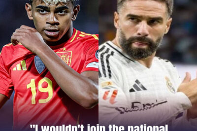 DRAMA OUT IN SPAIN! Teenage sensation Lamine Yamal has taken things to the next level after unfollowing teammate Dani Carvajal — now making a shocking claim: “I wouldn’t join the national team if I had to play with him.”