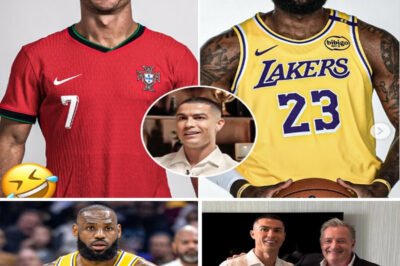 The internet is in chaos after Cristiano Ronaldo’s sharp-witted jab at LeBron James during a recent interview went viral across social media. What began as lighthearted banter quickly turned into one of the most talked-about sports moments of the year, sparking heated debates between football and basketball fans. As memes, reactions, and hot takes flood every platform, one thing is certain — when two global icons collide, the world can’t look away.