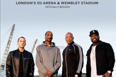 Eminem, Snoop Dogg, Dr. Dre, and 50 Cent Announce Monumental 2026 World Tour