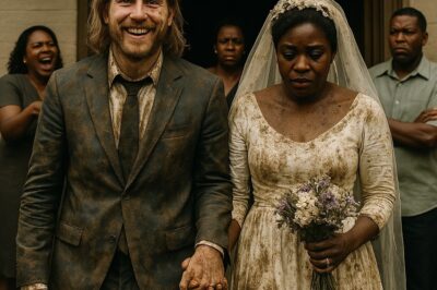 A Black girl marries a homeless man — the guests burst out laughing, mocking her choice… until he takes the mic and says just one sentence that makes everyone fall silent in sh0ck!