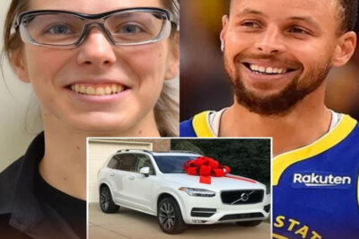 A poor woman working in maintenance at Chase Center helped Stephen Curry fix a car issue late at night — and the next morning, a white SUV suddenly appeared in front of her house!