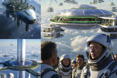 ELON MUSK SHOCKS THE WORLD: Revealing plans to build a flying city in the sky using solar energy and Tesla technology, where thousands of people can live without touching the ground – The world will never look at technology the same way again!