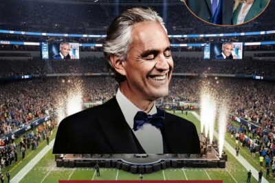 SHOCK MOVE: Andrea Bocelli reportedly joins a secret “FAITH, FAMILY & FREEDOM” halftime show — and people are calling it a direct challenge to the Super Bowl.