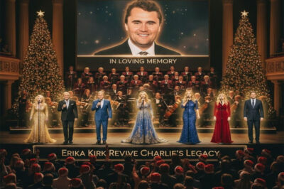 THE CHRISTMAS NIGHT MIRACLE — ERIKA KIRK UNITES LEGENDS TO REVIVE CHARLIE KIRK’S LEGACY: For the first time in history, Erika Kirk gathers country legends and Christian voices in an unforgettable holiday concert, lifting Charlie Kirk’s “Faith and Family Love” higher than ever before.