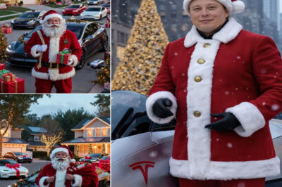 CHRISTMAS 2025 IS GRADUALLY STEPPING INTO A NEW ERA: As Elon Musk emerges as the “Technological Santa Claus,” bringing electric cars, AI, and the dream of the future to every street brightly lit with festive lights.