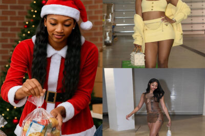 CHRISTMAS OUT OF PHASE: BASKETBALL STAR DRESSES UP IN A SUPER SEXY CHRISTMAS CLOTH TO GIVE GIFTS TO FOREMOST CHILDREN