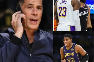 10 MINUTES AGO: Following two consecutive losses, Los Angeles Lakers President Rob Pelinka ordered the removal of six players from the Lakers roster. His scathing statement, “They don’t deserve to wear this jersey…”, sparked outrage among fans regarding the names of the players being criticized.