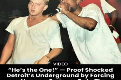 “He’s the One!” — Proof Shocked Detroit’s Underground by Forcing a Nervous Eminem Onto The Shelter Stage, Turning One Chaotic Battle Night Into Hip-Hop History.