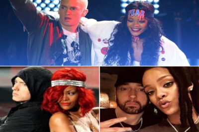 “HE HAS SO MUCH IN HIS HEAD — AND MUSIC SAVED HIM” — Rihanna once made a deeply emotional confession about Eminem, calling him one of the most complex artists she has ever known, admitting she feels lucky that music exists as his refuge, and revealing how songwriting became the only safe release for everything he carries inside — a rare, intimate insight that forever changed how fans see the man behind the lyrics