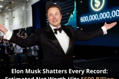 Elon Musk Shatters Every Record: Estimated Net Worth Hits $600 Billion — A First in Human History