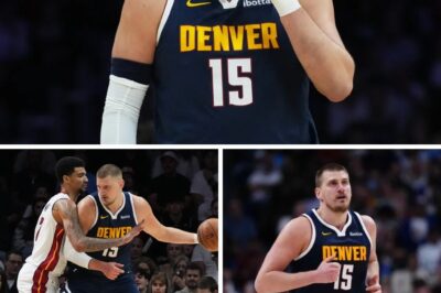 Silence in Miami”: Nikola Jokić Walks Off Gripping His Knee — One Sudden Step That Threatens the Nuggets’ Title Dreams and Exposes How Fragile Greatness Really Is