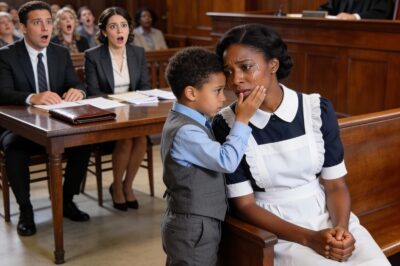 The Maid Accused by a Millionaire Appeared in Court Without a Lawyer — Until Her Son Revealed the Truth