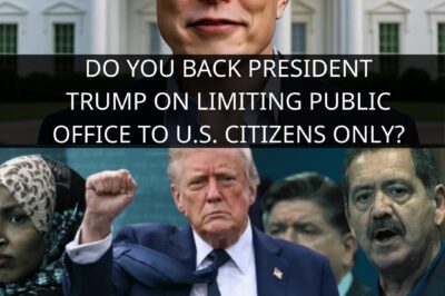 “President Trump’s proposal to restrict public office to U.S. citizens has ignited a national firestorm. Supporters call it common sense, critics call it divisive — and the debate is exploding across America. Where do YOU stand in this rapidly growing conversation?”