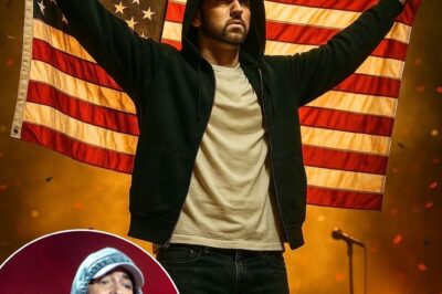 “He Didn’t Rap — He BROKE OPEN: Eminem Shocks 80,000 Fans With the Most Vulnerable Performance of His Life as Marshall Mathers Emerges Onstage and Redefines What Power Sounds Like!”!No one in the arena was ready. Eighty thousand fans came expecting the firestorm of Slim Shady — the rage, the speed, the lyrical violence. But when the lights dropped, Eminem didn’t unleash chaos… he unleashed truth. Standing alone in a single beam of light, voice shaking like a man fighting ghosts, he delivered a stripped, soul-bare performance that left the stadium frozen in sacred silence. No beats, no bravado — just Marshall Mathers whispering every vow, every regret, every scar he’s carried since the world first demanded he be a monster instead of a father. Fans who came to scream ended up wiping tears. Security guards looked away. Even the cameras felt intrusive as his voice cracked through a raw, trembling rendition of “Mockingbird” — a performance so honest it felt like eavesdropping on a man’s deepest wound. When the final line broke, so did the room. The standing ovation wasn’t loud; it was trembling — 80,000 hearts rising for a legend who finally stopped hiding.