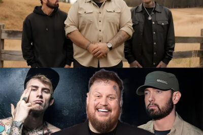 Eminem didn’t just drop a song — he detonated a moment in hip-hop. What began as a raw, soul-baring collaboration with Jelly Roll on Jesus Called My Name suddenly exploded into a full-blown super-cypher when Machine Gun Kelly, Joyner Lucas, Merkules, and GAWNE stormed the track one by one. Rage, faith, confession, and survival collide in what fans are already calling the most explosive, history-bending collaboration of the decade. This isn’t just music — it’s testimony shouted through a mic.