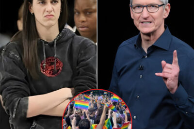 BREAKING: Tim Cook has been accused by Caitlin Clark of abusing his power by attempting to force her to participate in LGBT promotional campaigns in college basketball and in the games she will play in the upcoming season: “He may be able to force anyone to do what he wants, but not me. I don’t like promoting these things in sports.”