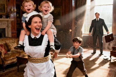 Millionaire Arrived Home Unannounced And Saw The Maid With His Triplets — What He Saw Froze Him