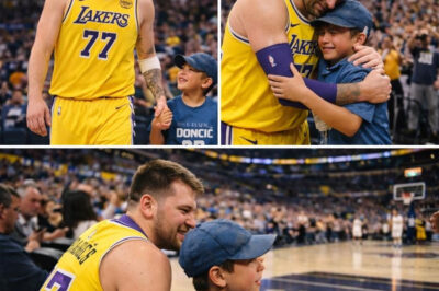 “A small boy spent 36 months gathering recyclables and selling sweets, driven by one goal: seeing Luka Dončić live on the court. But even after all his hard work, the cost of a seat remained out of reach. When Luka Dončić’s brilliance silenced the arena, this boy’s silent struggle finally caught his attention. The gesture that followed left everyone in the building breathless and changed that child’s life in an instant…”