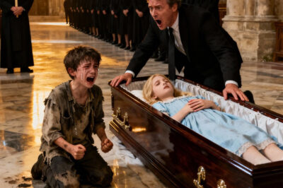 “Stop. Do not bury her. Your daughter is alive.” A homeless Black boy ran toward the coffin and revealed a horrific truth that left the millionaire speechless.