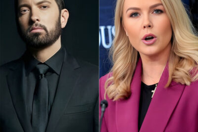 “THIS IS WHY HE’S A LEGEND!” — Eminem’s Viral Takedown of Karoline Leavitt Sparks a Nationwide Firestorm