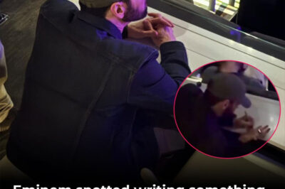 An Unseen Video of Eminem Writing Some Bars on His Palm During Adam Sandler’s Show in Detroit Has Just Surfaced Online