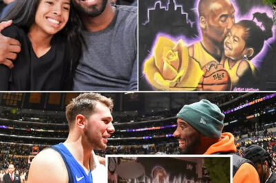 NBA in uproar as memorial painting of Kobe & Gigi Bryant is vandalised in an “unacceptable” way — and Luka Dončić’s quiet action immediately afterward left all of Los Angeles stunned, revealing a profound unexpected reason behind his decision to cover the entire cost of restoration, all stemming from one story.
