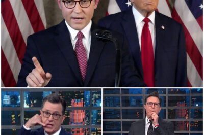 The Night the Speaker Snapped: Inside Stephen Colbert’s Explosive Fact-Check That Left Mike Johnson in Shambles and Sent Washington D.C. Into an Absolute Political Tailspin