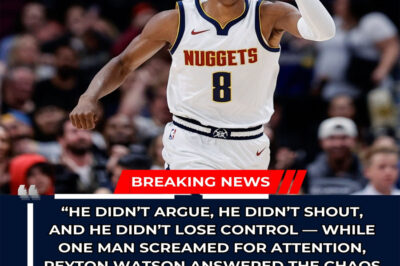 CHAOS IN DENVER: ONE FAN CROSSED THE LINE — AND PEYTON WATSON TURNED IT INTO A MASTERCLASS