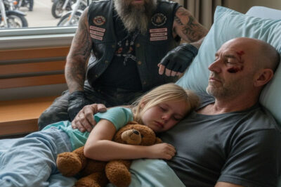 A Six-Year-Old Watched Her Father Collapse Without Warning, Dialed for Help With Shaking Hands, and Had No Idea That the Wrong Number She Called Would Send an Entire Motorcycle Club Racing Toward Her Quiet Street