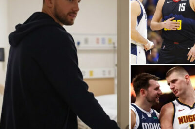 “I just want to make sure he’s okay…” – Luka Dončić quietly visits Nikola Jokić while he’s injured and reveals 9 words about Nikola Jokic’s health that worry NBA fans
