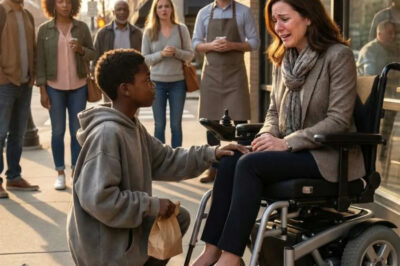 He asked the paralyzed millionaire if he could heal her for a few leftovers. She smiled—and in that moment, everything changed forever.