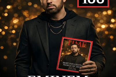 HISTORY IS MADE: Just as 2026 began, Eminem was named by TIME magazine as one of the “100 Most Influential People of 2026.”