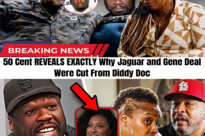 The documentary of the century is falling apart! 50 Cent has just revealed the SHOCKING reason why the two biggest witnesses—Jaguar Wright and Gene Deal—were scrubbed from his Diddy exposé.
