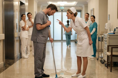 A billionaire pretended to be a lowly cleaner in his own brand-new hospital to find out who had a heart—and who only respected titles.