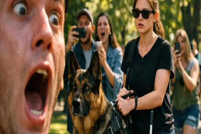 They Mocked a Blind Teen in the Park—Then Her “Guide Dog” Stood Up