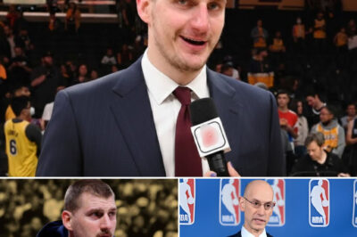 “Don’t force me…” — In 62 shocking seconds on ESPN, Nikola Jokić rejects a bold demand from Adam Silver, revealing a rare power clash between the MVP and the NBA.
