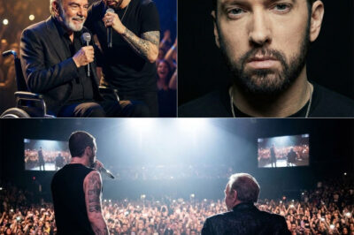 “He hadn’t sung live in years — not since the illness had stolen the strength from his body and the steadiness from his voice. But when Eminem stepped into the light and Neil Diamond, 84, quietly took his place at the piano, the theatre fell into a kind of sacred silence.”