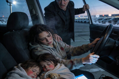 At 4:00 a.m., my son-in-law texted: “Come get your daughter from the airport parking lot. We don’t want her anymore.” When her father arrived, he found her asleep in her car, clutching her twins—then she whispered the truth: her husband and his mother had stolen the money he invested, and were telling everyone she was “unstable.” Something in him snapped. “Pack what you can,” he said. “We fix this—right now.”