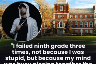 “I Failed 9th Grade THREE Times” — How Eminem’s School Nearly Crushed a Lyrical Genius Before the World Heard His Words.