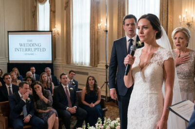 An hour before the wedding, I overheard my fiancé whispering to his mother, “I don’t care about her – I only want her money.” I wiped away my tears, walked up to the altar, and instead of saying “I do,” I said something that made my mother-in-law clutch her chest right there in the hall…