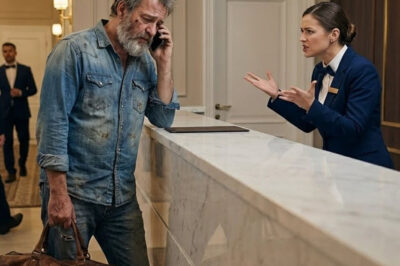 The Farmer Wearing Worn-Out Slippers Was Kicked Out of a 5-Star Hotel by the Receptionist — 5 Minutes Later, the Entire Lobby Fell Silent When He Made a Phone Call