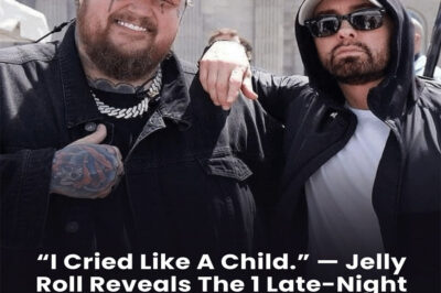 “I Cried Like A Child.” — Jelly Roll Reveals The 1 Late-Night Request From Eminem That Turned His Hit Into A Suicide Note For Hailie.