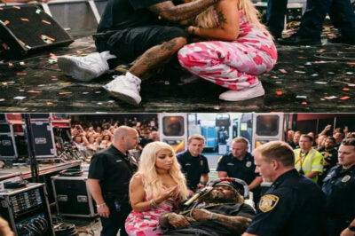 URGENT UPDATE: Panic swept through a packed arena as superstar Lil Wayne collapsed mid-performance.