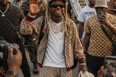 Breaking News Lil Wayne’s has landed in Nigeria 🇳🇬. Few hours after landing he said Gucci is very common in Nigeria . He sees everyone wearing Gucci , Louis Vuitton and Fendi . That’s some thing that only few people afford in America but here in Nigeria almost everyone has it . He added that Nigeria is one of the most beautiful country he has been to.