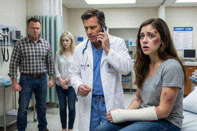 My stepfather beat me every day as a form of entertainment. One day, he broke my arm, and when we took me to the hospital, my mother said, “It was because she accidentally fell off her bike.” As soon as the doctor saw me, he picked up the phone and called 911.