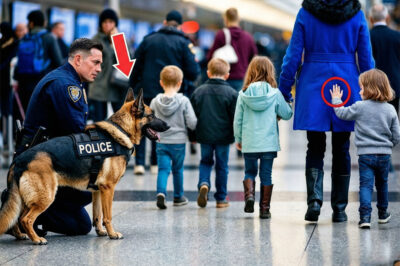 “Little Girl’s Gave Silent Signal to Police Dog — What This Dog Did Next Shocked Everyone!”…
